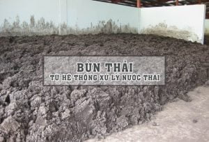 bùn thải từ xử lý nước thải