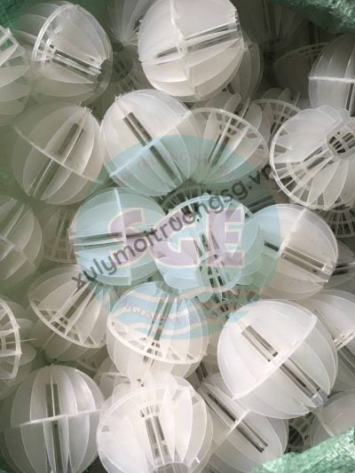 giá thể vi sinh dạng cầu d100