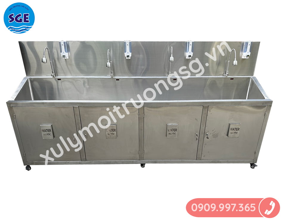 Bồn rửa tay y tế 4 vòi giá rẻ Bồn rửa tay y tế 4 vòi giá rẻ