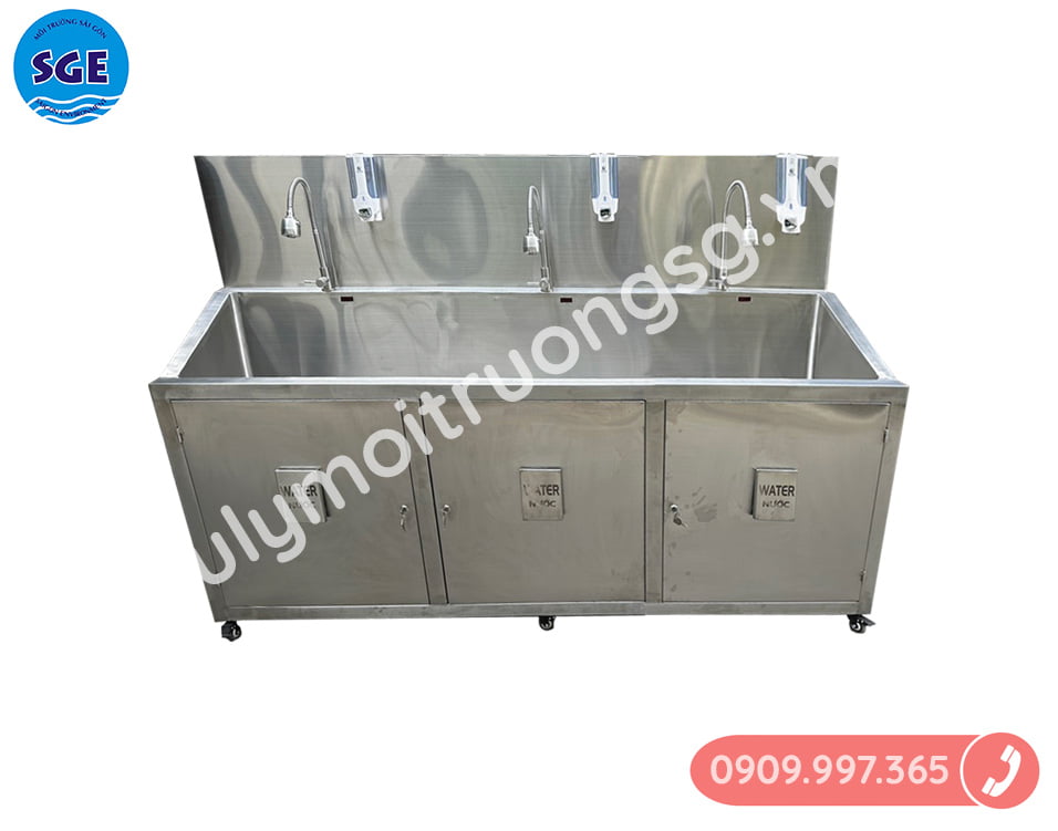 Bồn rửa tay y tế 3 vòi Bồn rửa tay y tế 3 vòi