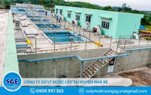 Công ty xử lý nước cấp tại huyện Nhà Bè