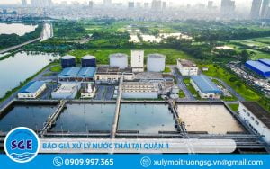 Báo giá xử lý nước thải tại quận 4