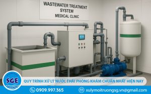 Quy trình xử lý nước thải phòng khám chuẩn nhất hiện nay